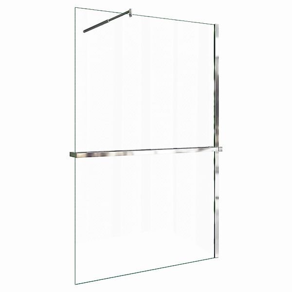 AICA Walk In 120x200cm Duschwand mit Stabilisator 8mm NANO ESG-Glas mit Dus günstig online kaufen