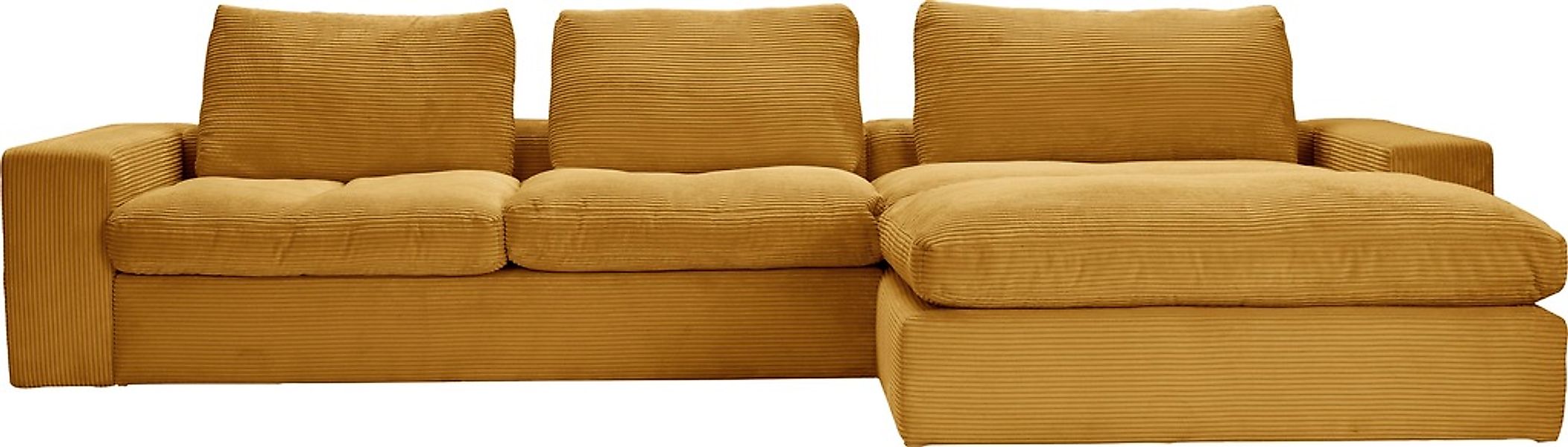 alina Ecksofa »Sandy«, mit Recamiere, in modernem Cordstoff günstig online kaufen