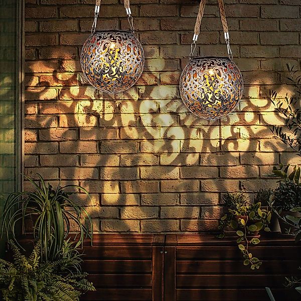 GLOBO LIGHTING LED Solarleuchte, LED-Leuchtmittel fest günstig online kaufen
