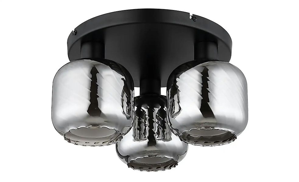 Globo Lighting Deckenleuchte   ¦ schwarz ¦ Maße (cm): B: 37 H: 19  Ø: 37 La günstig online kaufen