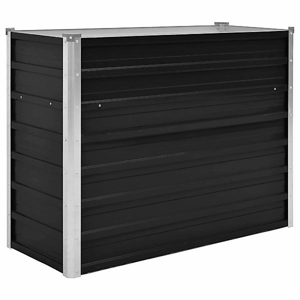 vidaXL Garten-Hochbeet Anthrazit 100 x 40 x 77 cm Stahl 660639 günstig online kaufen
