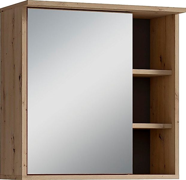 byLIVING Spiegelschrank Wellness (1-St) 60cm Badschrank mit LED-Leuchte, gr günstig online kaufen