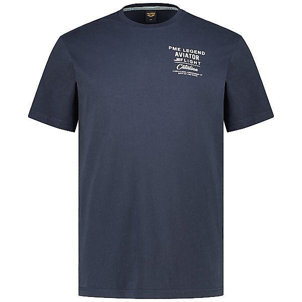 PME LEGEND T-Shirt mit Print Farbe dunkelblau Größe: 4XL günstig online kaufen