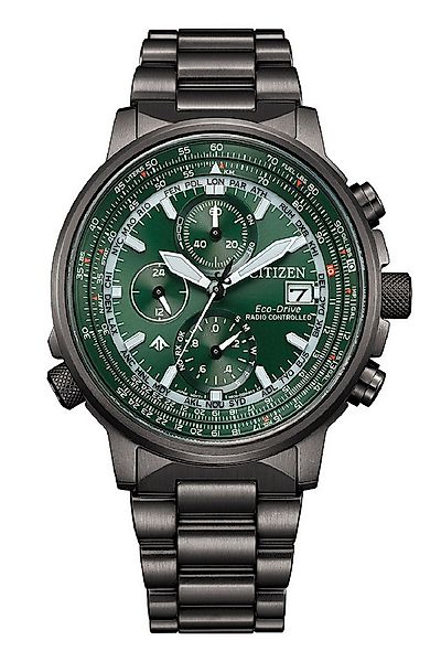Citizen Solaruhr Eco-Drive Promaster Sky Schwarz/Grün günstig online kaufen