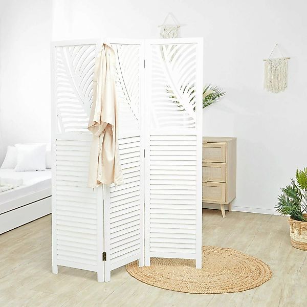 Homestyle4u Paravent Raumteiler B/H/T 120x170x2,2 cm günstig online kaufen