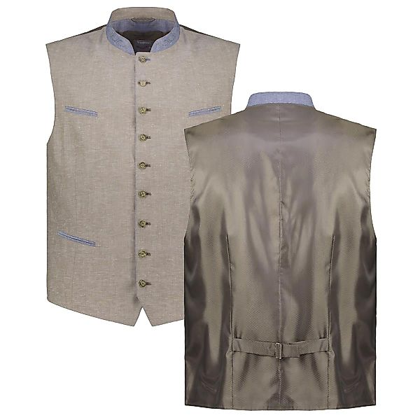 Weis Trachtenweste aus Leinenmischung Farbe beige Größe: 70 günstig online kaufen