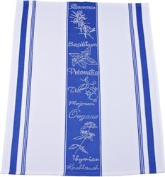 ROSS Geschirrtuch "Exclusiv" Mittelstreifen mit Kräutern, 50x70 cm günstig online kaufen
