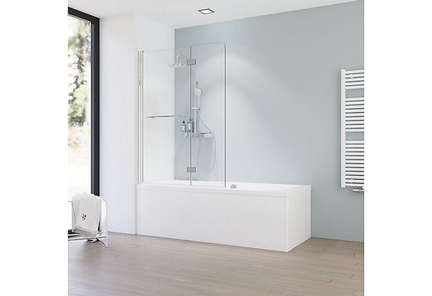 Schulte Badewannenfaltwand New Style, 5 mm Sicherheitsglas mit fixil-Glassi günstig online kaufen