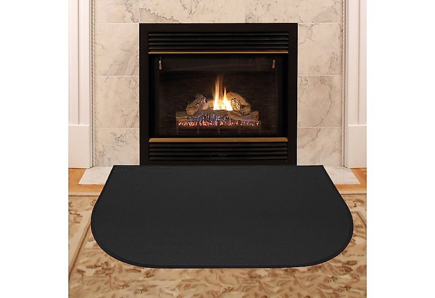OKWISH Bodenschutzmatte Feuerfeste Kaminunterlage Hitzeschutzmatte für Kami günstig online kaufen