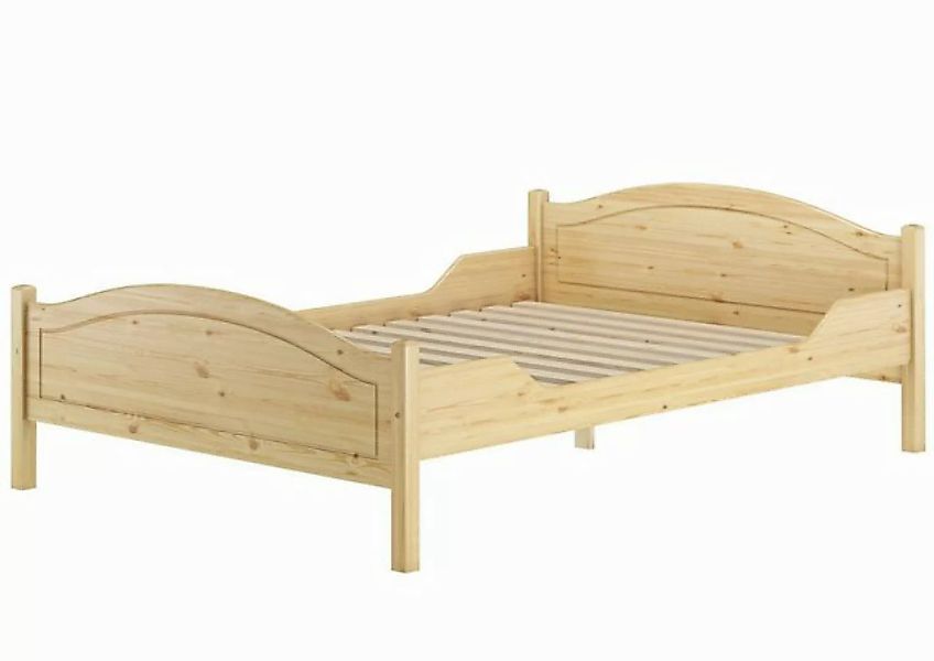 ERST-HOLZ Bett Doppelbett Bett Landhausstil Kiefer massiv 140x200 Zubehör w günstig online kaufen