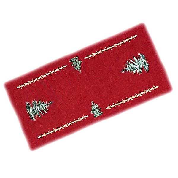 texpot Tischdecke Tischläufer Stickerei Tannenbaum mit günstig online kaufen