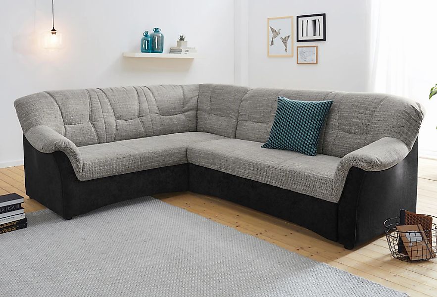 DOMO collection Ecksofa "Sarafina zeitlos und komfortabel, optional mit Fed günstig online kaufen