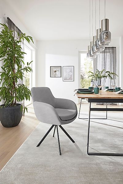 Musterring Esszimmerstuhl "Tavia" (Set) 2 Stk.Stativgestell Eisen schwarz, günstig online kaufen