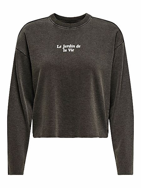 ONLY Sweatshirt "ONLLUCINDA L/S FLOWERS O-NECK UB SWT" günstig online kaufen