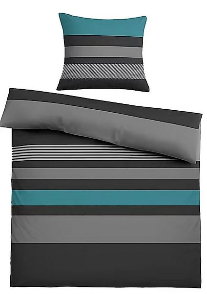 KH-Haushaltshandel Bettwäsche 2-tlg. Biber Winter Bettwäsche 135 x 200 + 80 günstig online kaufen