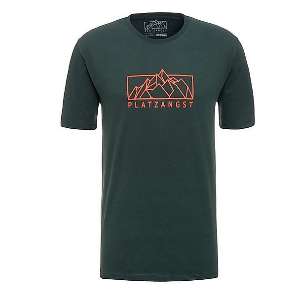 Platzangst T-Shirt Mountain Logo T-Shirt - Grün (1-tlg) günstig online kaufen