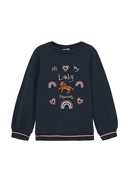 s.Oliver Junior Sweater mit Frontprint günstig online kaufen