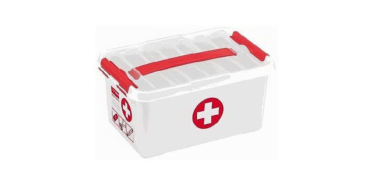Sunware Aufbewahrungsbox Sunware ErsteHilfe-Box inklusive Deckel 6 L 30 x günstig online kaufen