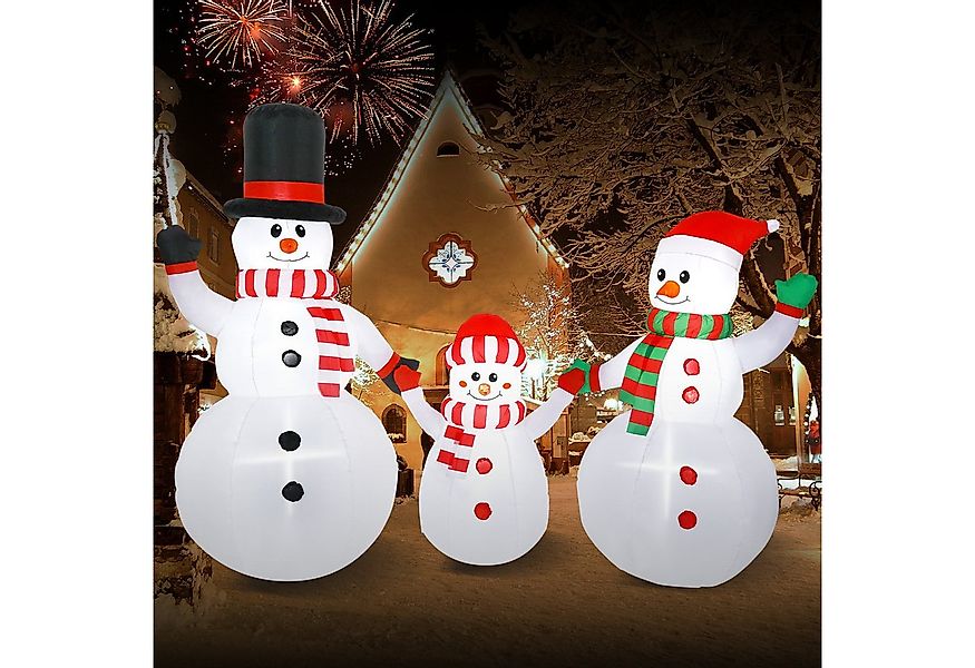 Elegear LED-Dekofigur Weihnachts-Schneemann aufblasbar, Perfekte Dekoration günstig online kaufen