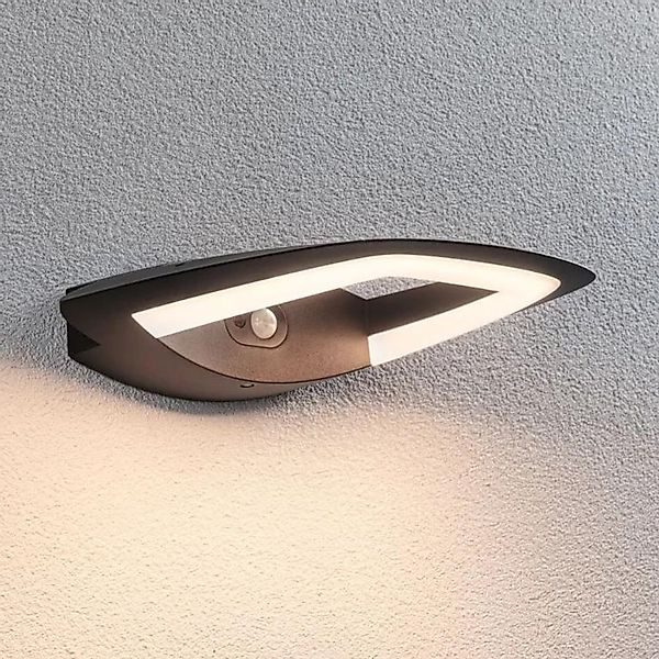 Paulmann LED Außen-Wandleuchte "Outdoor 230V Akena PIR anthrazit", 1 flammi günstig online kaufen