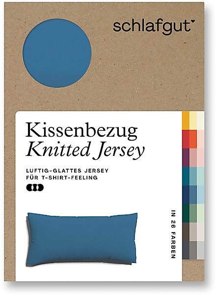 Schlafgut Kissenbezug Knitted Jersey aus Bio-Baumwolle günstig online kaufen