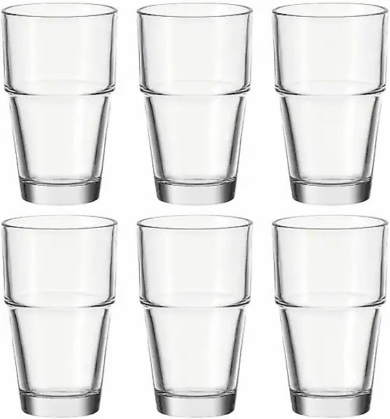 LEONARDO Gläser-Set »Solo«, (Set, 6 tlg.), 370 ml, 6-teilig günstig online kaufen