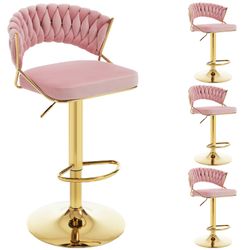 Woltu Barhocker (4 St), mit geflochtener günstig online kaufen