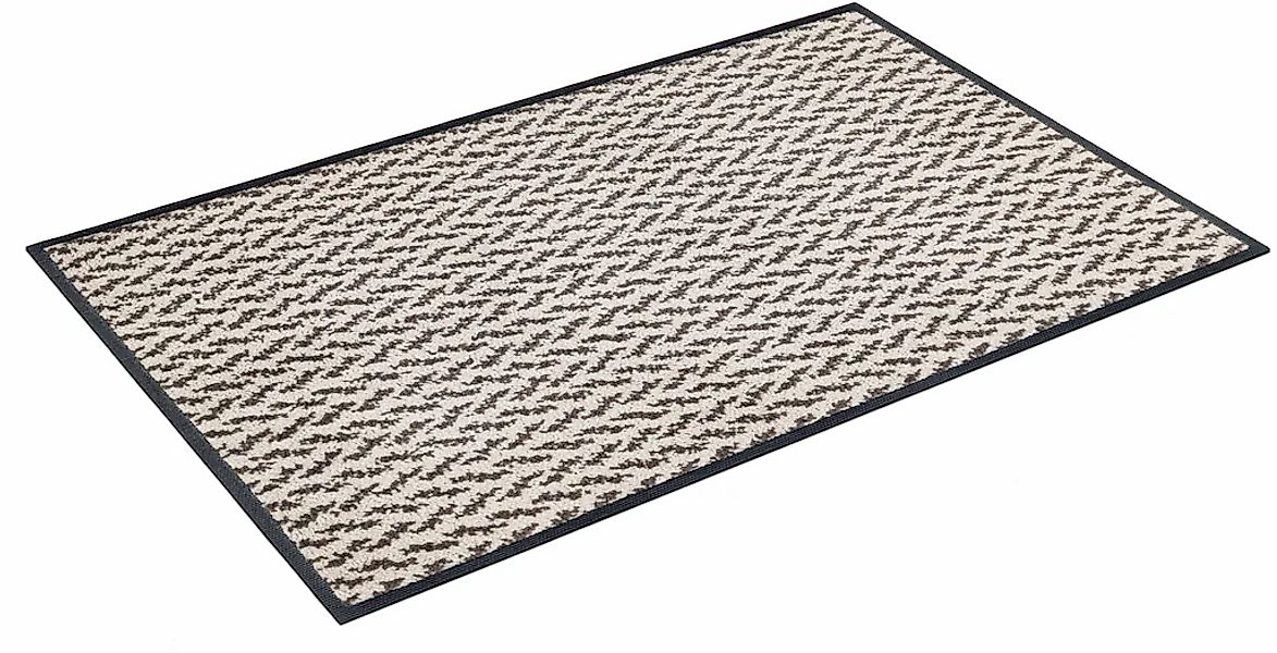 wash+dry by Kleen-Tex Fußmatte "Duo Latte" rechteckig 9 mm Höhe Schmutzfang günstig online kaufen