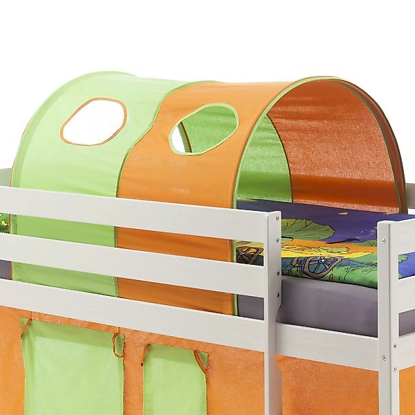 Tunnel MAX für Spielbett Hochbett in grün/orange günstig online kaufen