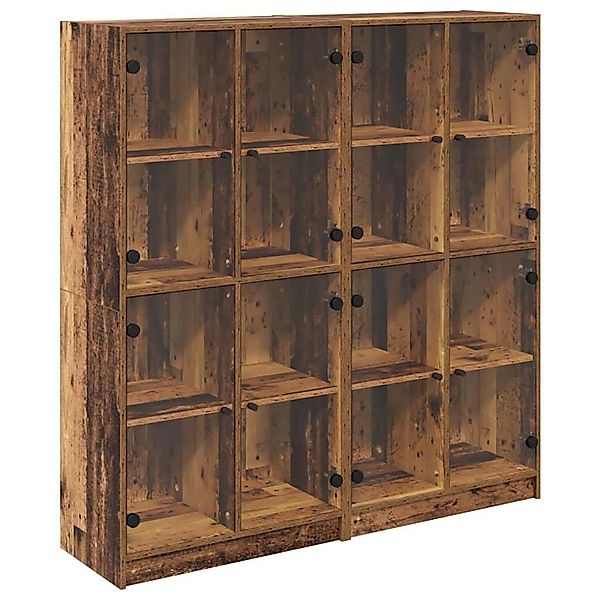 vidaXL Highboard 2 Stk Altholz 136 x 37 x 142 cm Holzwerkstoff 3402644 günstig online kaufen