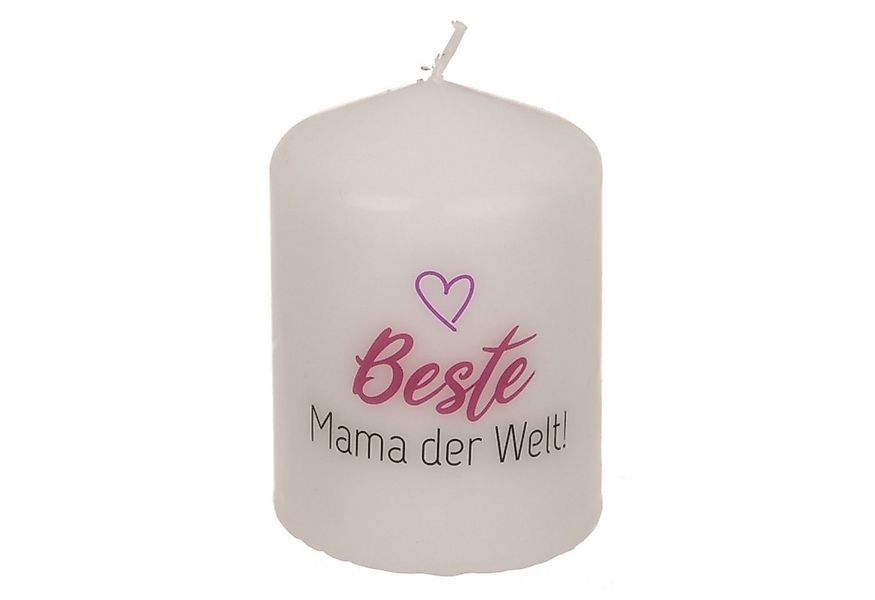 Out of the Blue Stumpenkerze Beste Mama der Welt Kerze günstig online kaufen