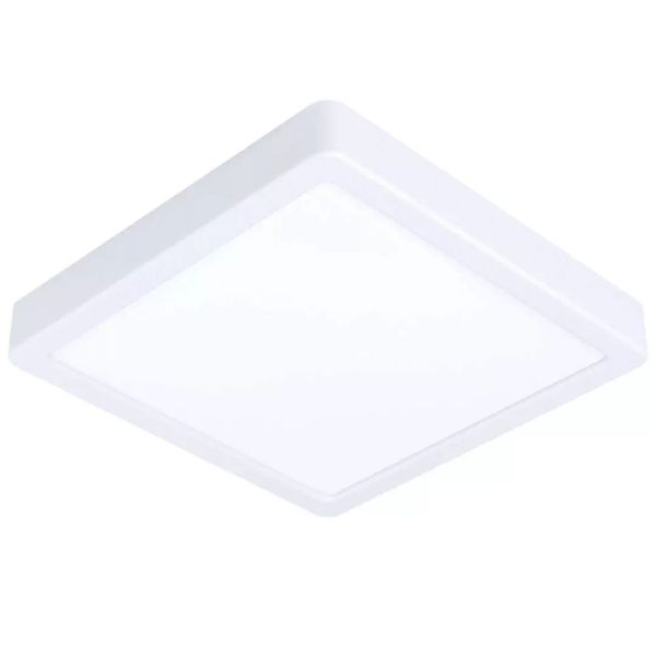 LED Deckenleuchte Fueva in Weiß 16,5W 2250lm IP44 eckig günstig online kaufen