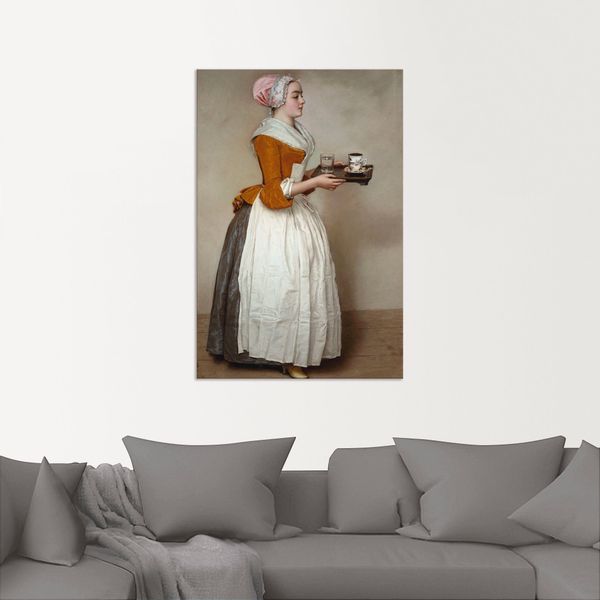 Artland Wandbild »Das Schokoladenmädchen. Um 1744/45« Frau 1 Stk. tlg. als günstig online kaufen