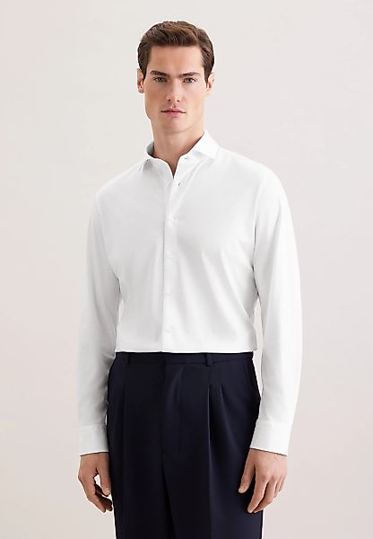 seidensticker Businesshemd "Schwarze Rose" Shaped 1/1 Kentkragen Uni günstig online kaufen