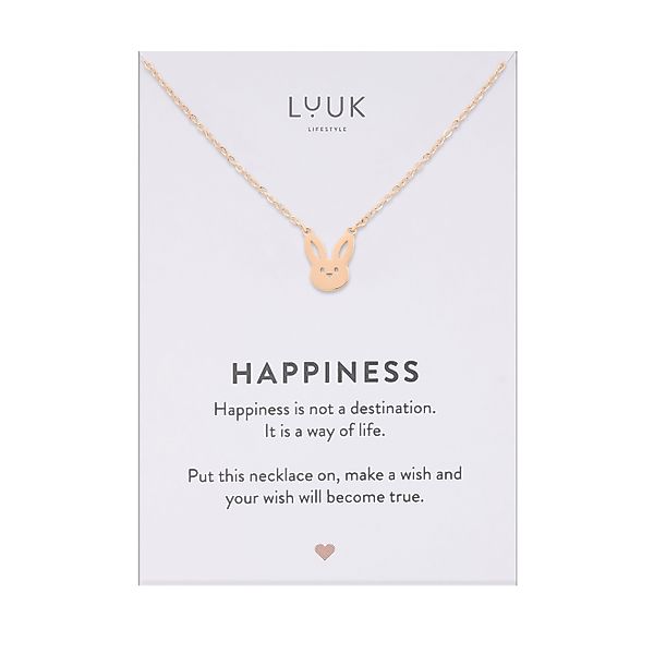 LUUK LIFESTYLE Kette mit Anhänger Hasen, günstig online kaufen
