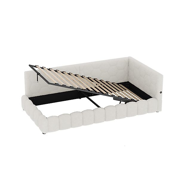 SOFTWEARY Schlafsofa mit Bettfunktion, 90x200 cm, günstig online kaufen