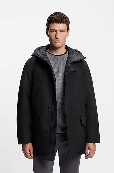 BOSS ORANGE Parka "Osiass" mit Kapuze relaxed fit, mit wattierter Kapuze, v günstig online kaufen