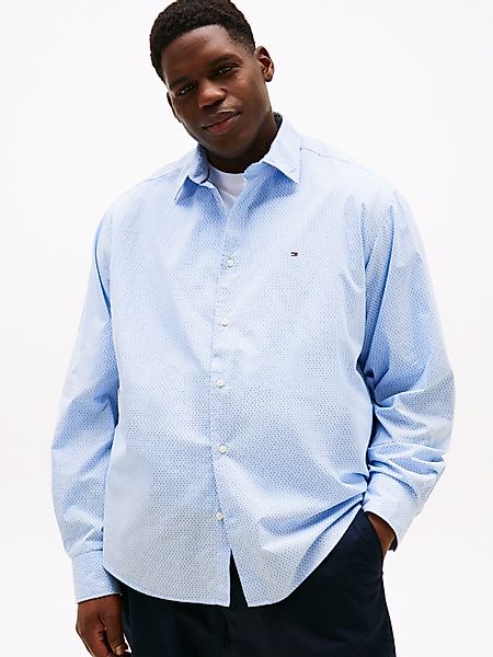 Tommy Hilfiger Big & Tall Langarmhemd "BT-FLEX POPLIN MINI PNT RF SRT-B" Gr günstig online kaufen