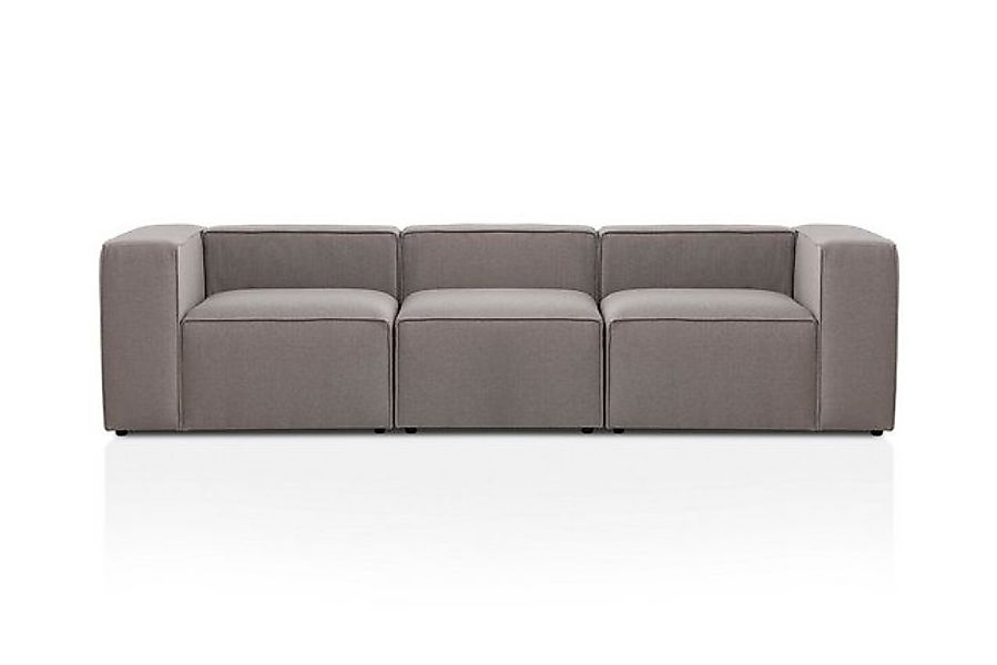 XDREAM 3-Sitzer Modulares Sofa Milos, individuell kombinierbare Wohnlandsch günstig online kaufen