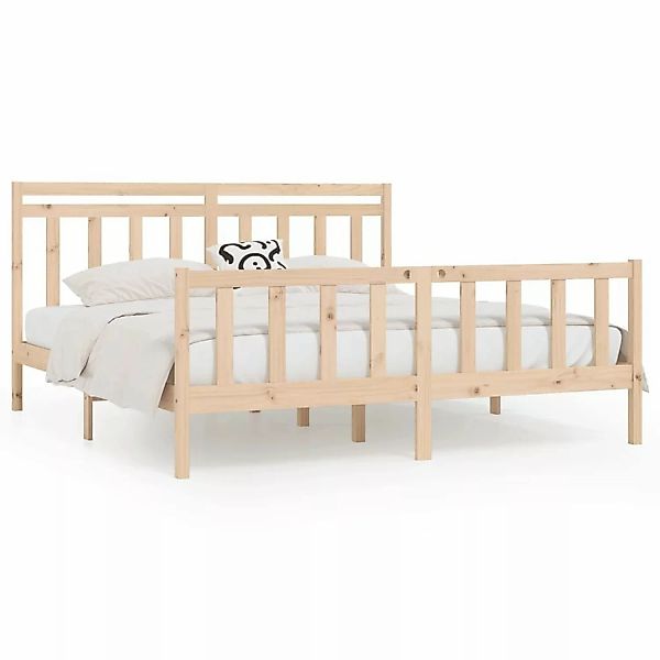 Vidaxl Massivholzbett Kiefer 200x200 Cm günstig online kaufen