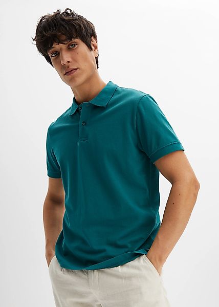 bonprix Poloshirt "Piqué-Poloshirt aus reiner Baumwolle" Piqué-Poloshirt au günstig online kaufen