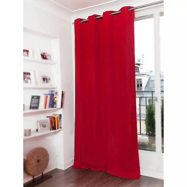 Moondream Lärmschutzvorhang mit Wärmeschutz Rot 260 cm x 145 cm günstig online kaufen