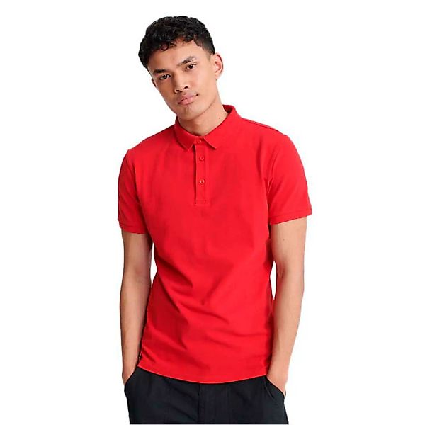 Superdry City Kurzarm Poloshirt L Rouge Red günstig online kaufen