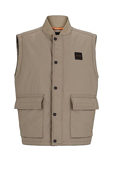 BOSS ORANGE Kurzweste Ocomo mit Markenlabel günstig online kaufen