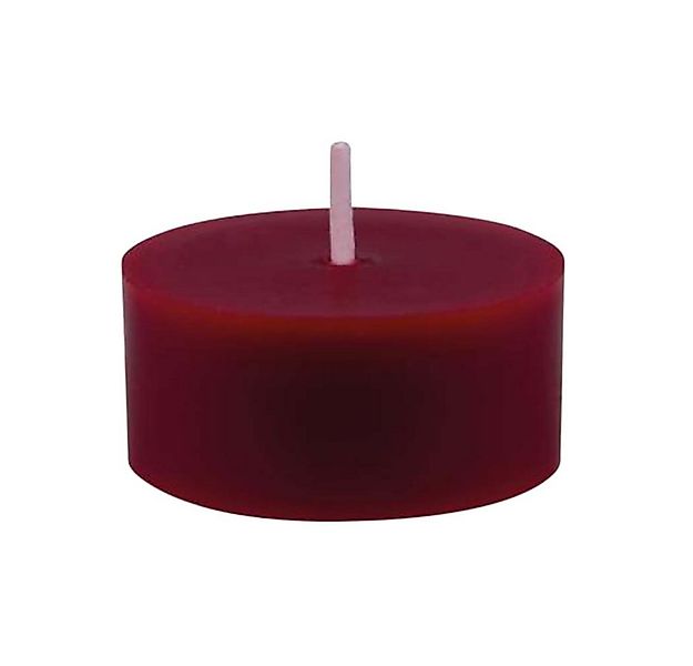Kerzenfarm Hahn Formkerze Bienenwachs - Teelichte rot lose günstig online kaufen