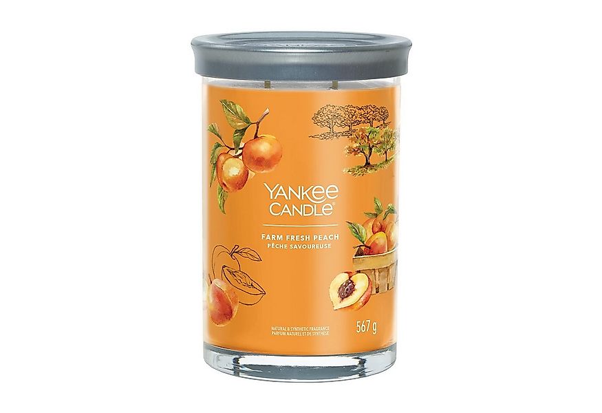 Yankee Candle Duftkerze Yankee Candle Duftkerze Fresh Peach XL Glas 567g günstig online kaufen