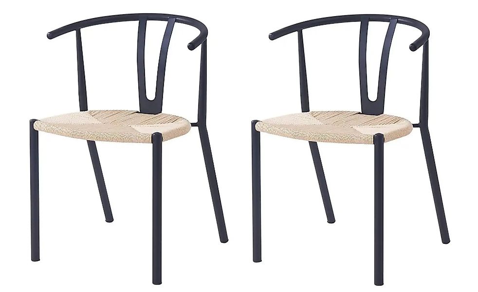 Stuhl 2er-Set  Suki ¦ schwarz ¦ Maße (cm): B: 50,5 H: 78,5 Stühle > Esszimm günstig online kaufen