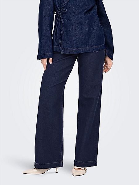 ONLY High-waist-Jeans ONLMADELINE BUTTON HW WIDE DNM GUA günstig online kaufen