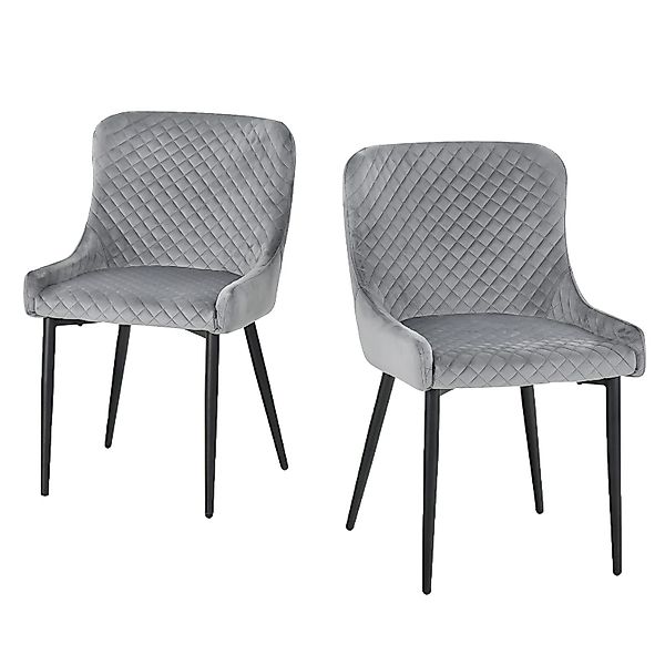 COSTWAY Esszimmerstuhl, 2er Set, mit Rücklehne günstig online kaufen