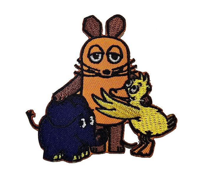 Die Sendung mit der Maus Aufnäher Bügelbild, Aufbügler, Applikationen, Patc günstig online kaufen